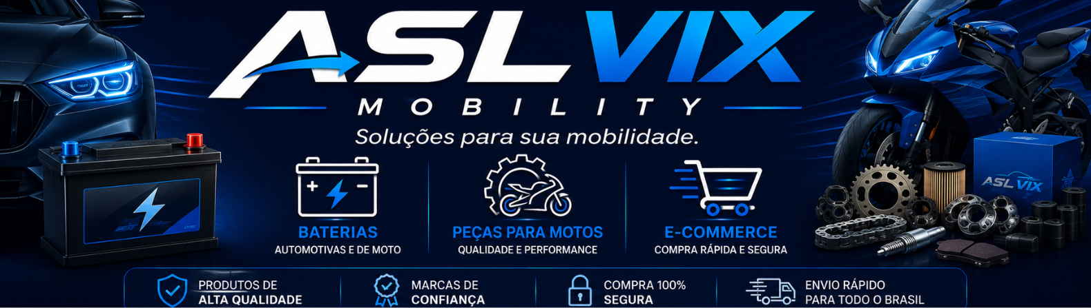 ASL VIX Mobility - Baterias, Peças para Motos e E-commerce